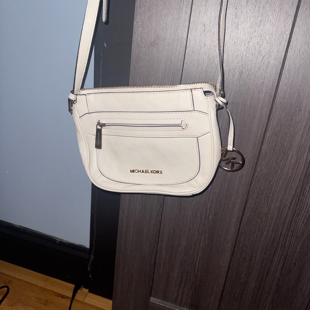 Off White Michael Kors Crossbody Bag